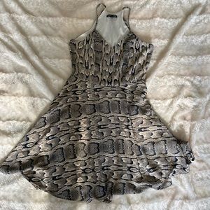 Snake Print Express Dress (size 0)
